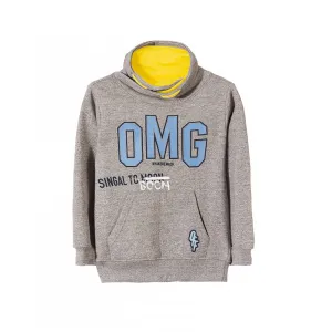 5.10.15 OMG Grey High Neck Sweatshirt 621