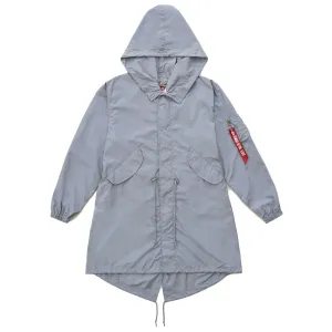 Alpha Industries Women's Cadet Grey Shell Fishtail Parka