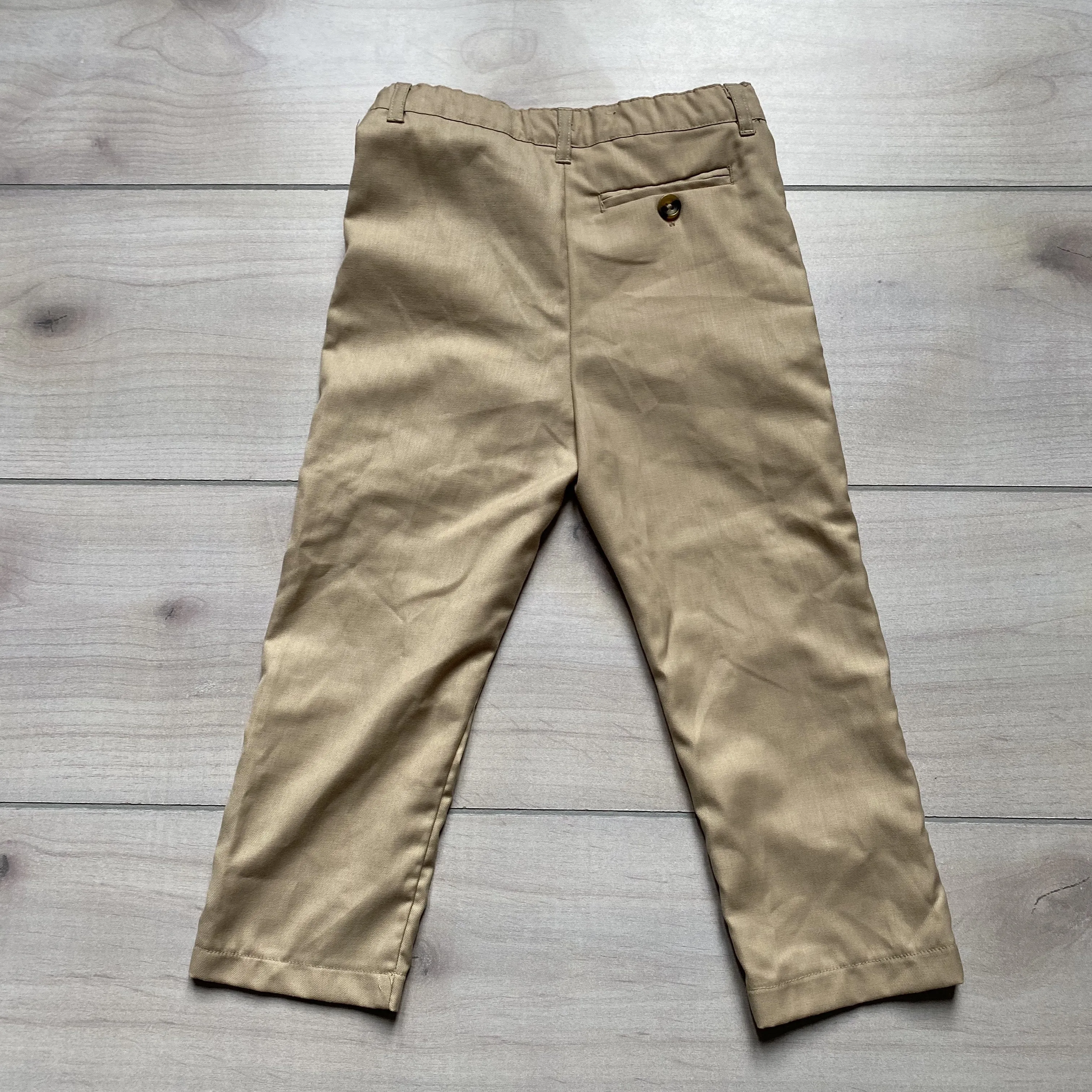 Andy & Evan Khaki Elastic Waist Pants