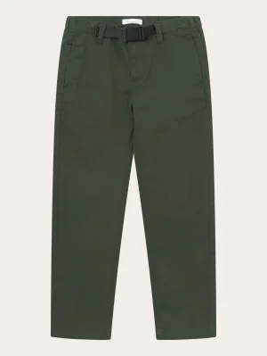 Baggy twill pant belt details - Forrest Night