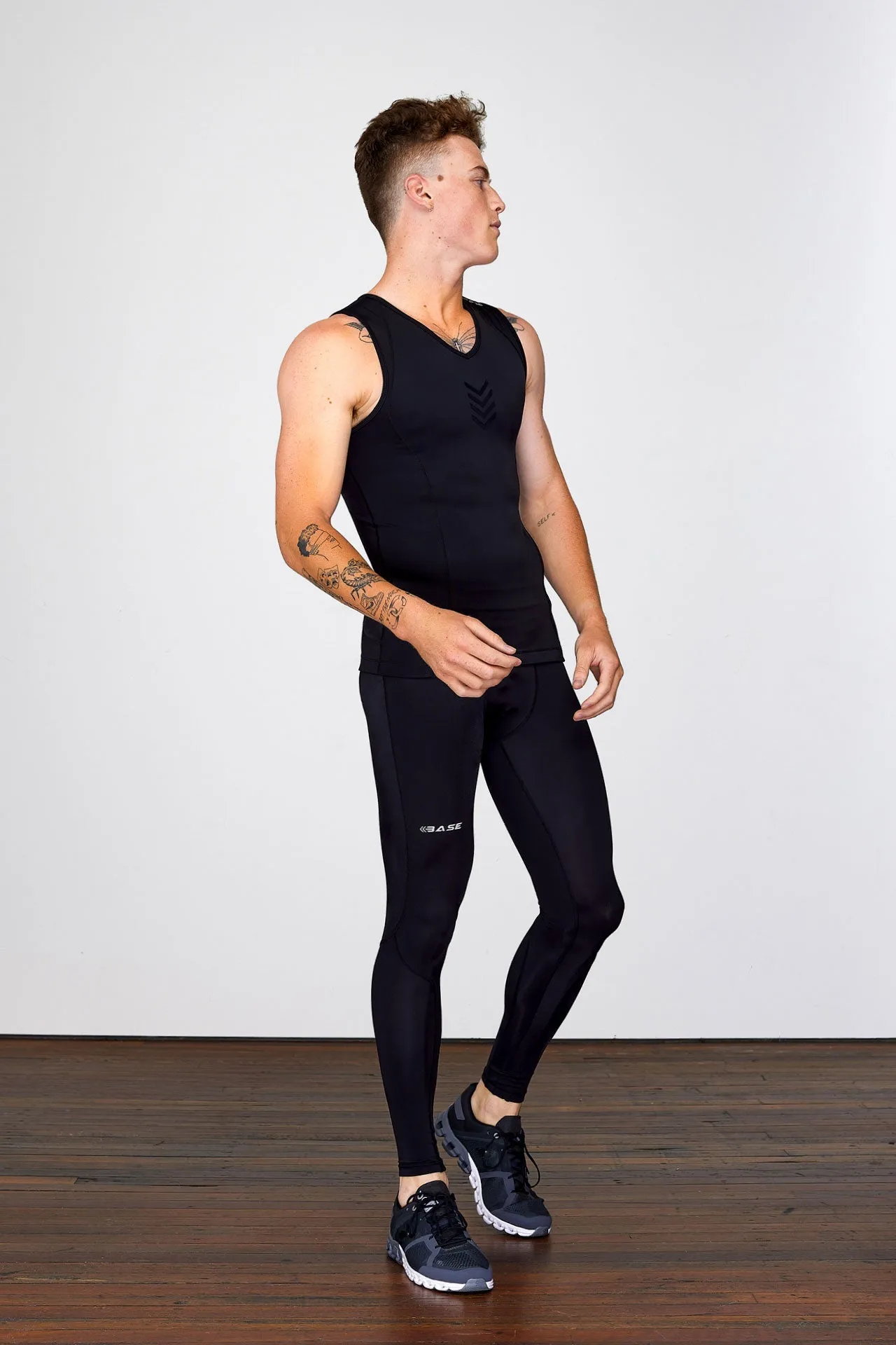 BASE Men's Compression Vest - Black