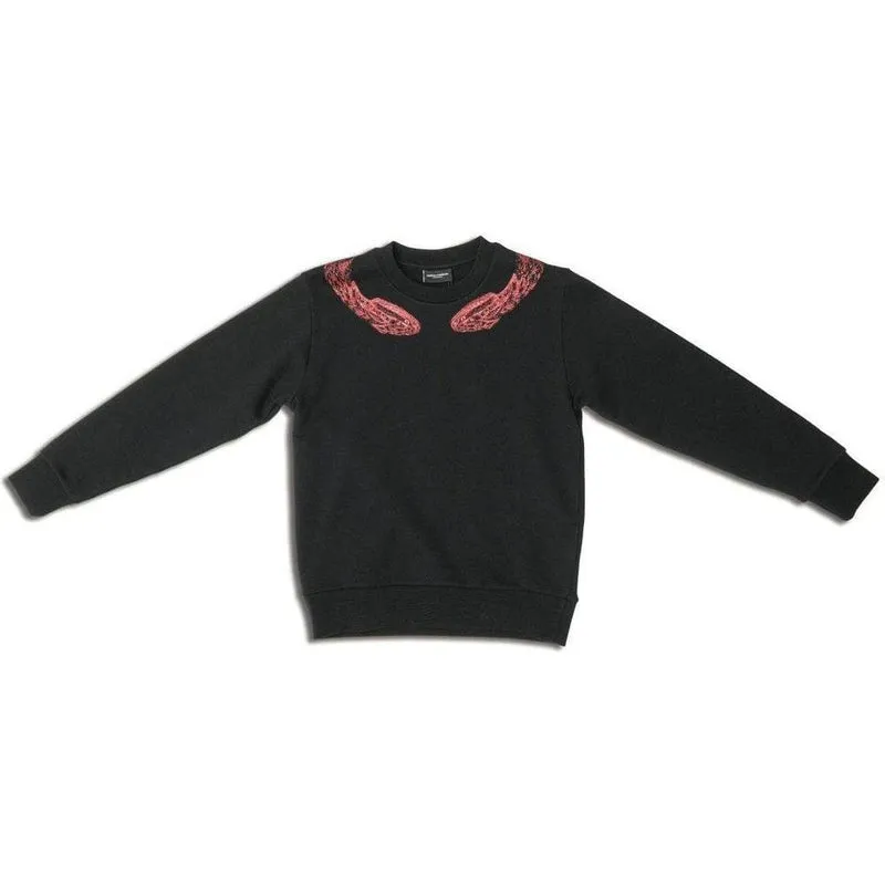 Boys Black Snake Sweatshirt