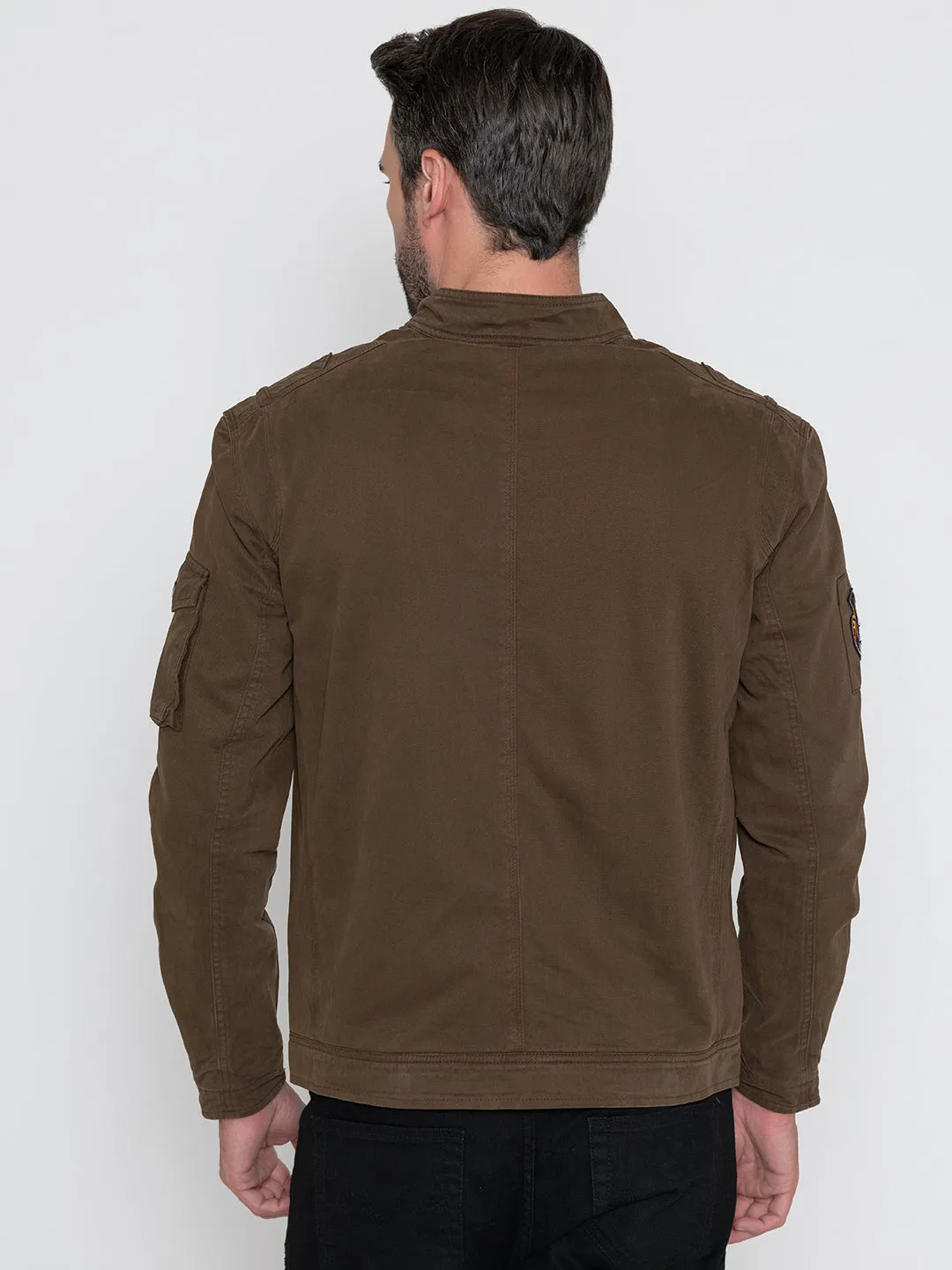 BROWN HARINGTON JACKET.