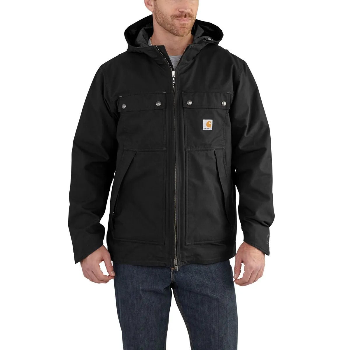 Carhartt Men's Black Quick Duck 3 in 1 Rockwall Jacket