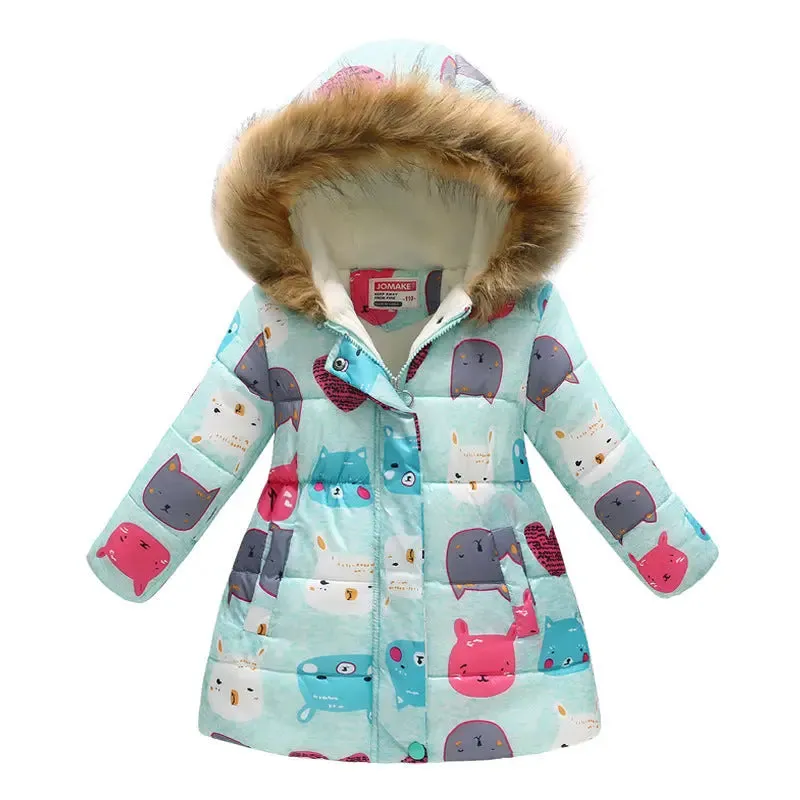 Children's Cotton Padded Winter Jacket