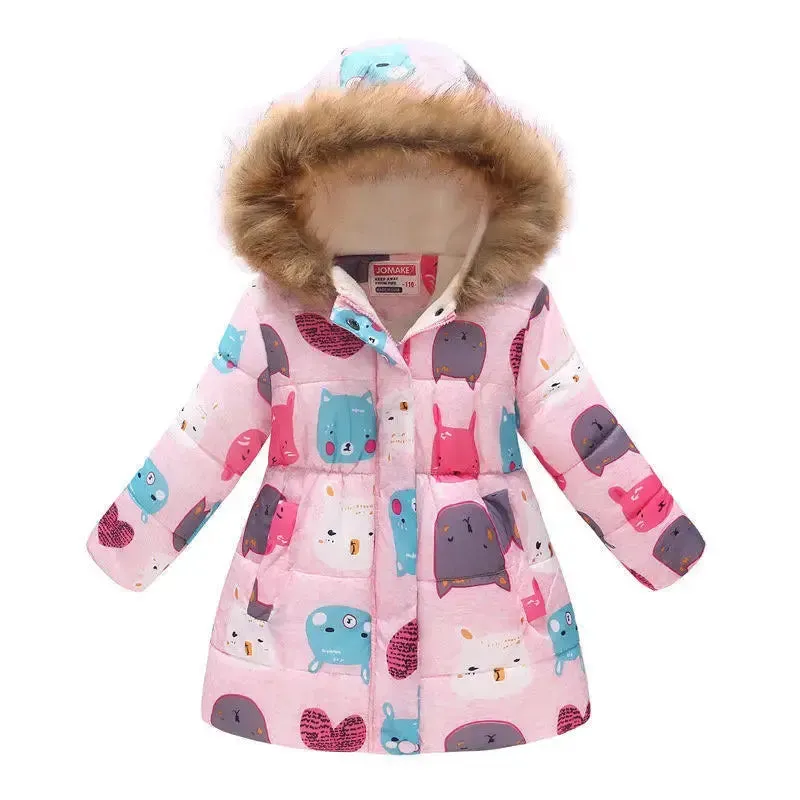 Children's Cotton Padded Winter Jacket