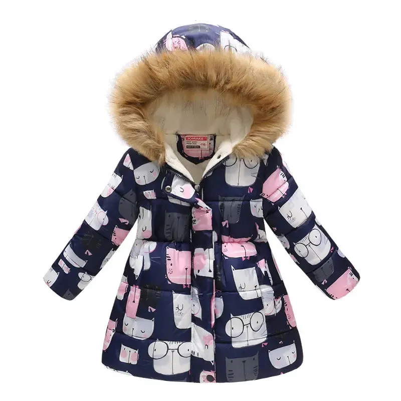 Children's Cotton Padded Winter Jacket