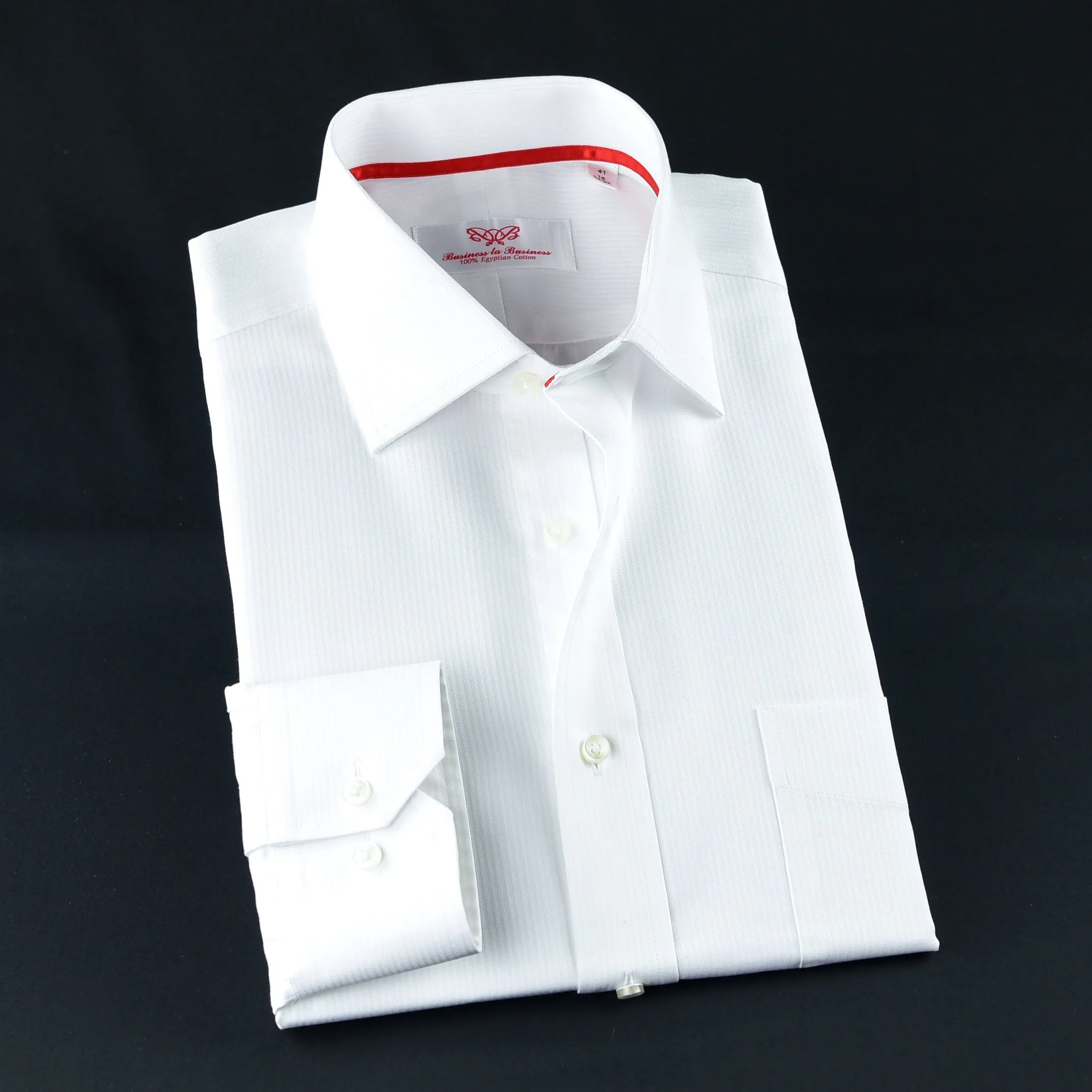 Classic Solid White Formal Business Dress Shirt Wrinkle Free Fashion