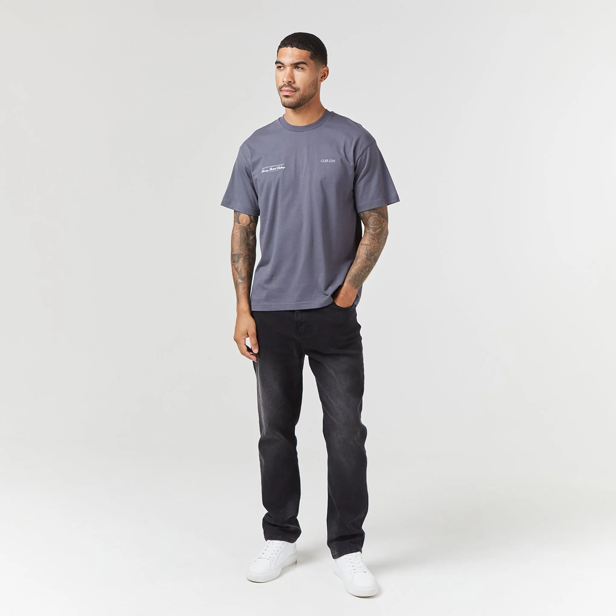 CLSR LDN Luxe T-Shirt | Charcoal