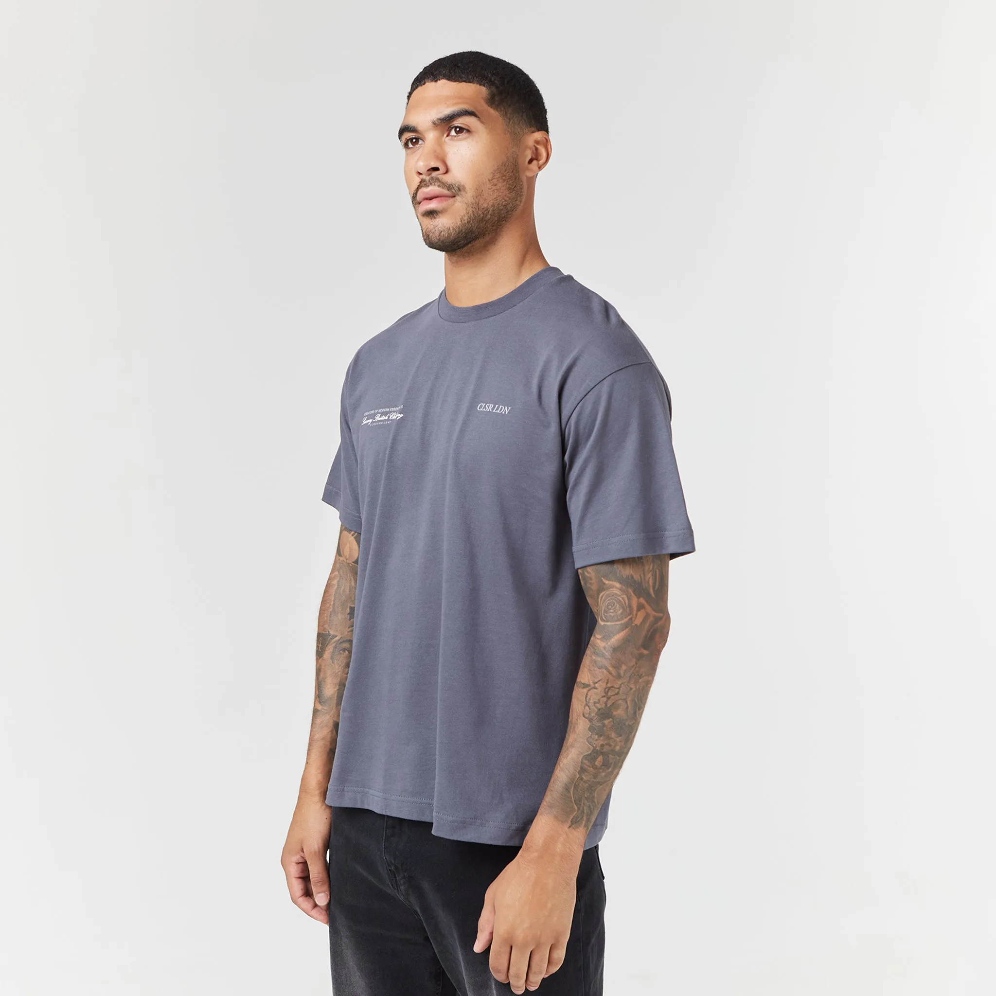 CLSR LDN Luxe T-Shirt | Charcoal