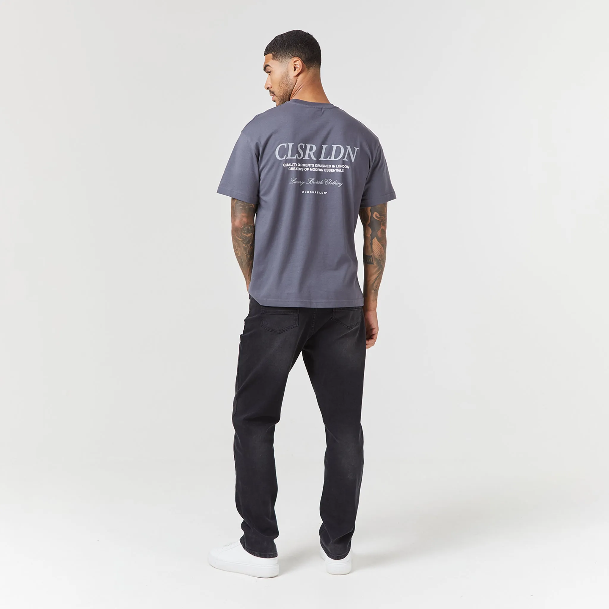 CLSR LDN Luxe T-Shirt | Charcoal