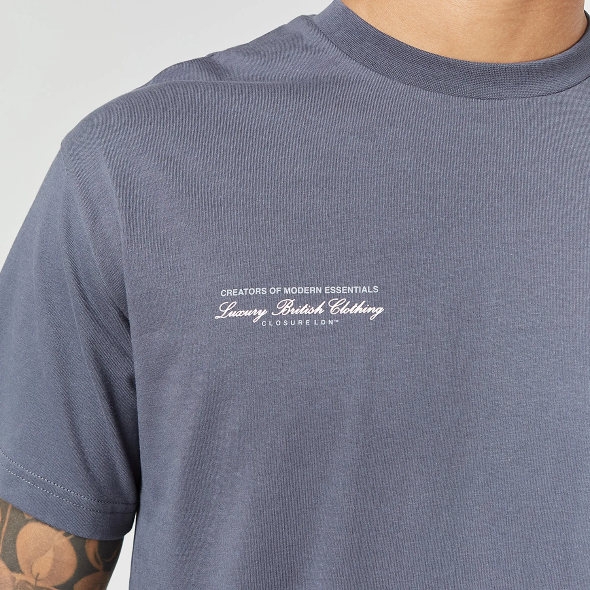 CLSR LDN Luxe T-Shirt | Charcoal