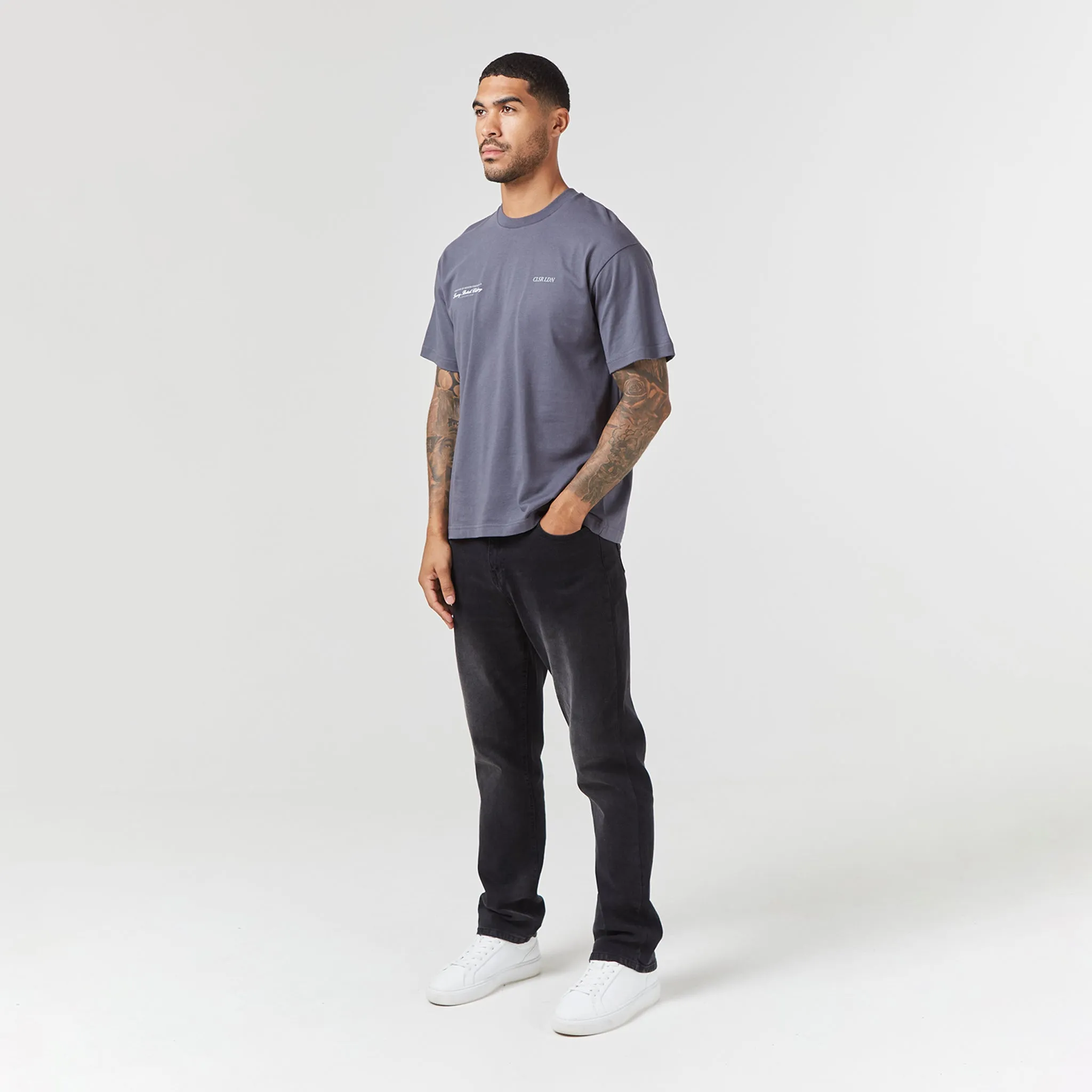 CLSR LDN Luxe T-Shirt | Charcoal