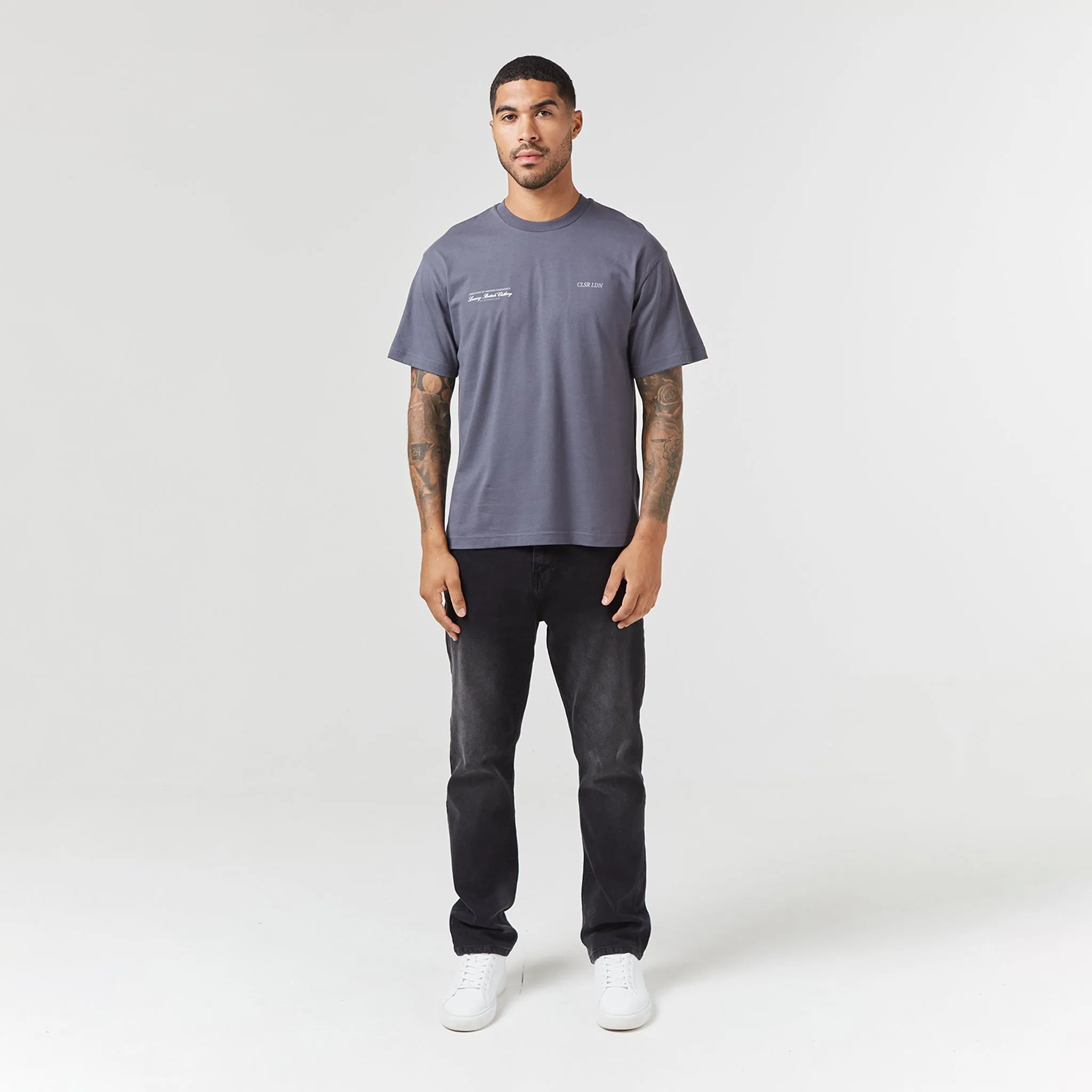 CLSR LDN Luxe T-Shirt | Charcoal