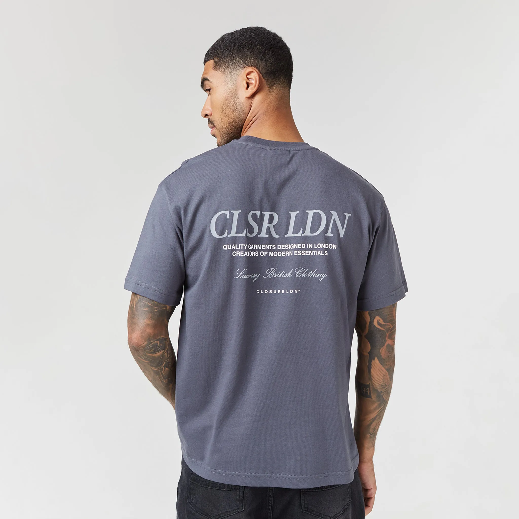 CLSR LDN Luxe T-Shirt | Charcoal