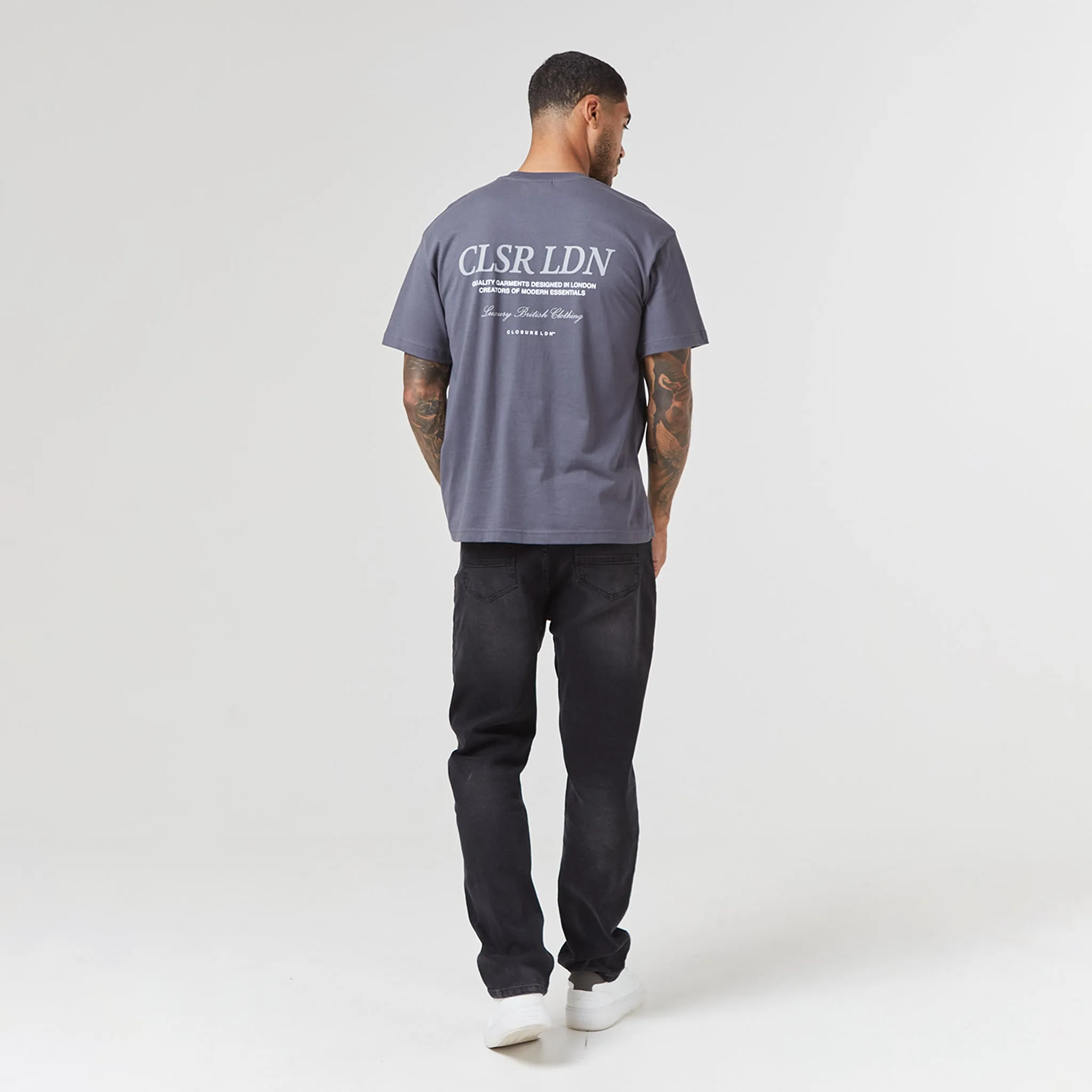 CLSR LDN Luxe T-Shirt | Charcoal