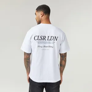 CLSR LDN Luxe T-Shirt | White