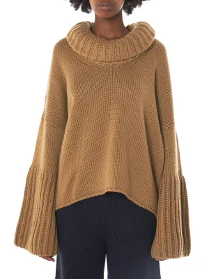 Courcheval Cashmere Turtleneck (AW3KS020-CAMEL)