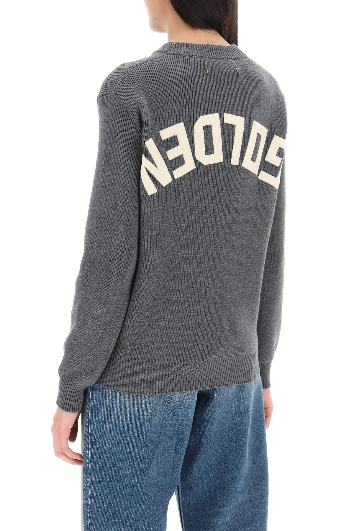 dany cotton sweater with lettering