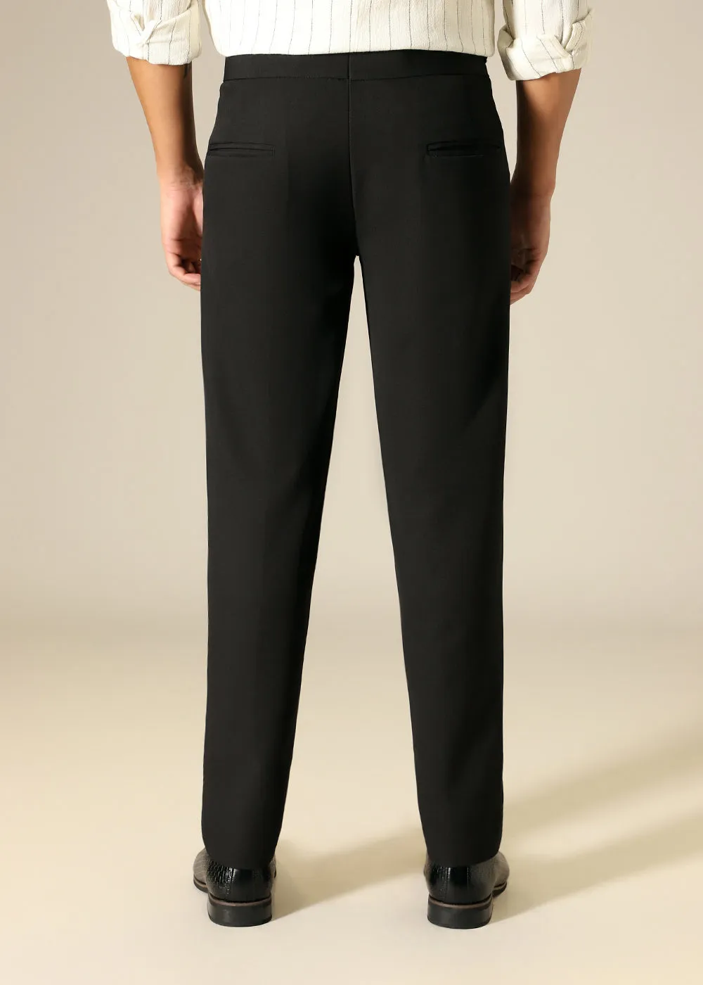 Deep Black Gurkha Pant