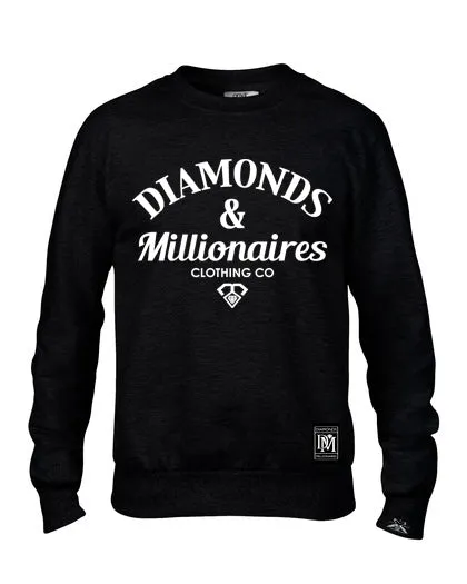 DIAMOND & MILLIONAIRES CREW-NECK SWEATSHIRT