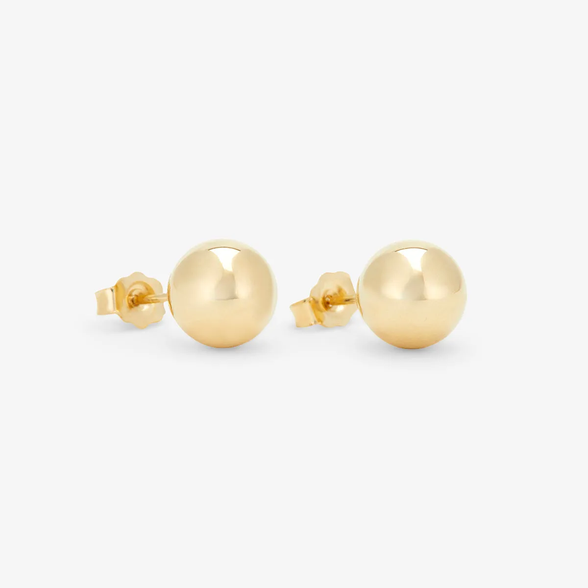 E7608 | 8mm Golden Ball Studs