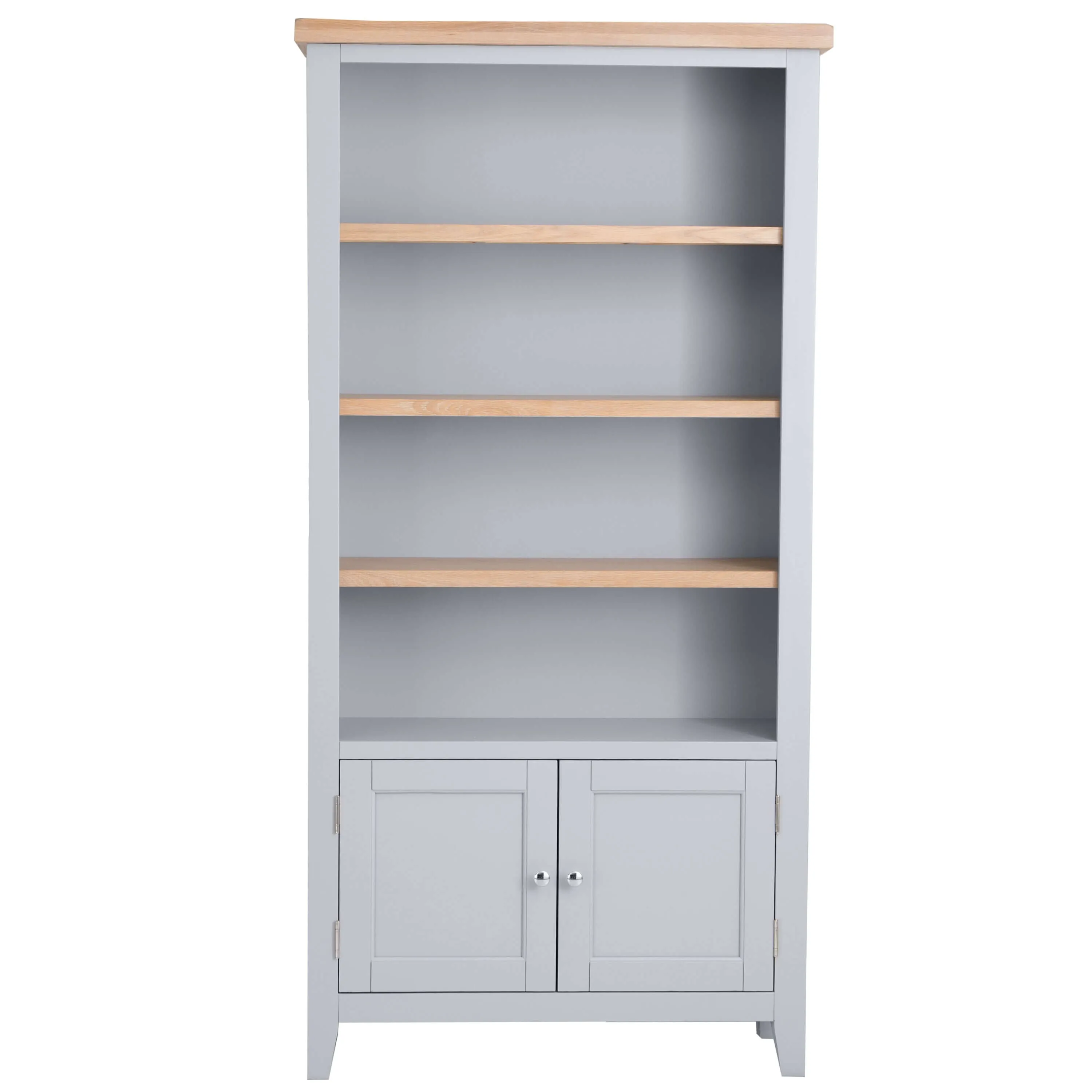 Elodie Dove Grey Oak Large Bookcase