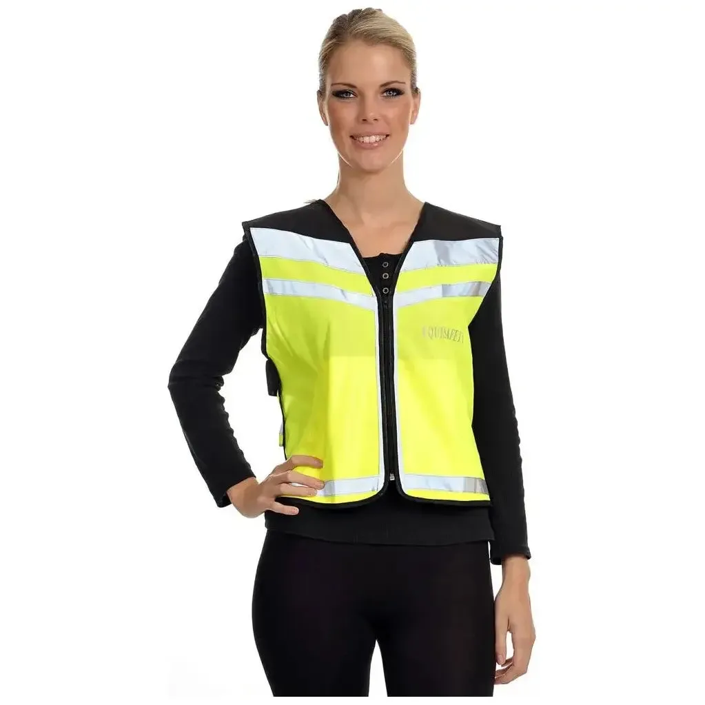 Equisafety Reflective Air Waistcoat Yellow - Plain Back