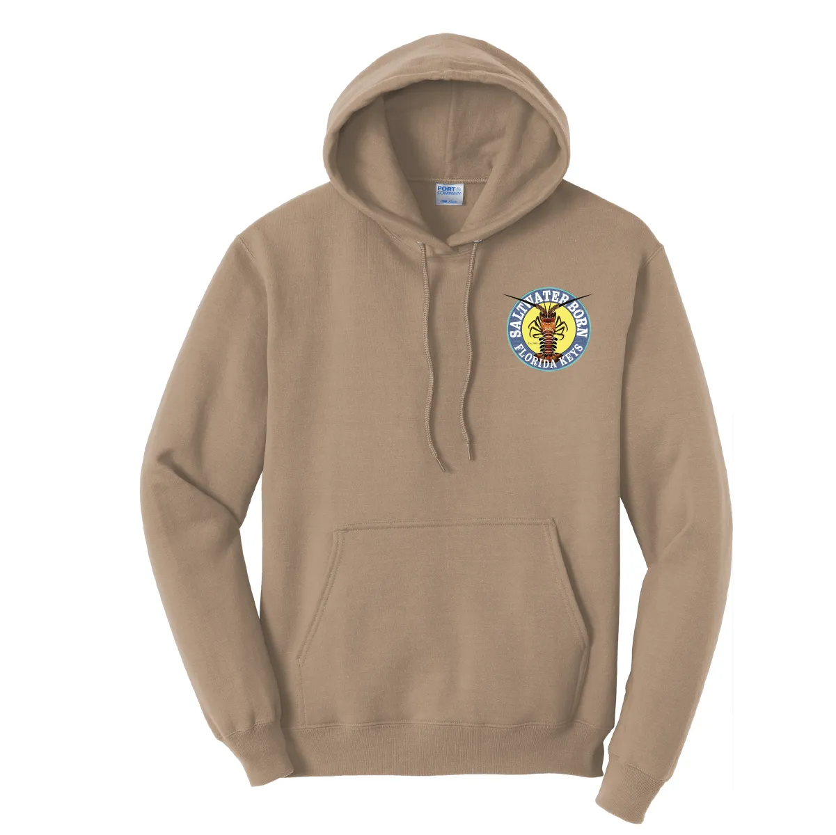 Florida Keys Realistic Lobster Cotton Hoodie