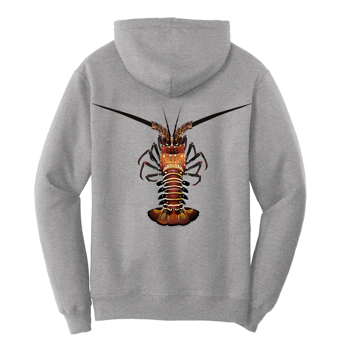 Florida Keys Realistic Lobster Cotton Hoodie