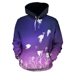 Flying Ravens - Pink | Hoodie | Mandalazed