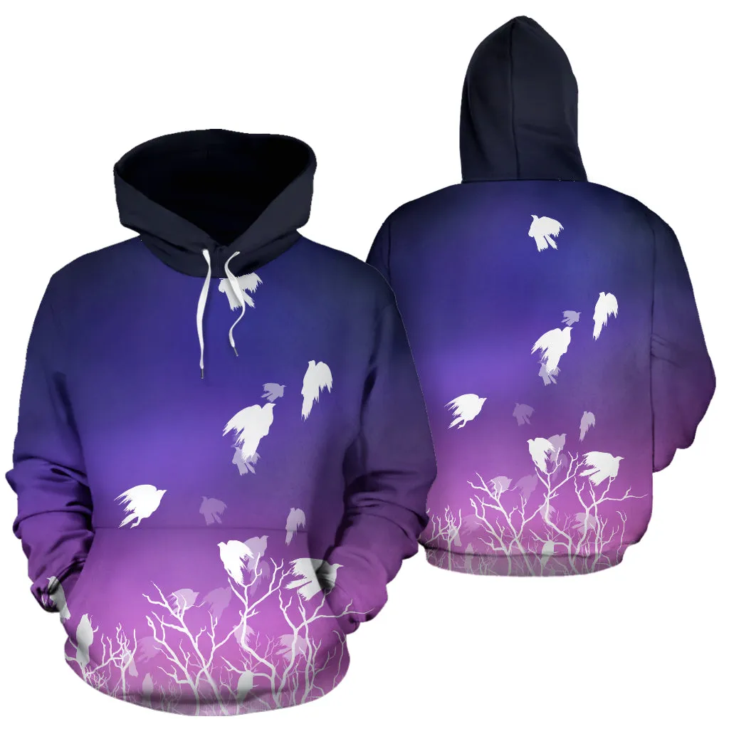 Flying Ravens - Pink | Hoodie | Mandalazed