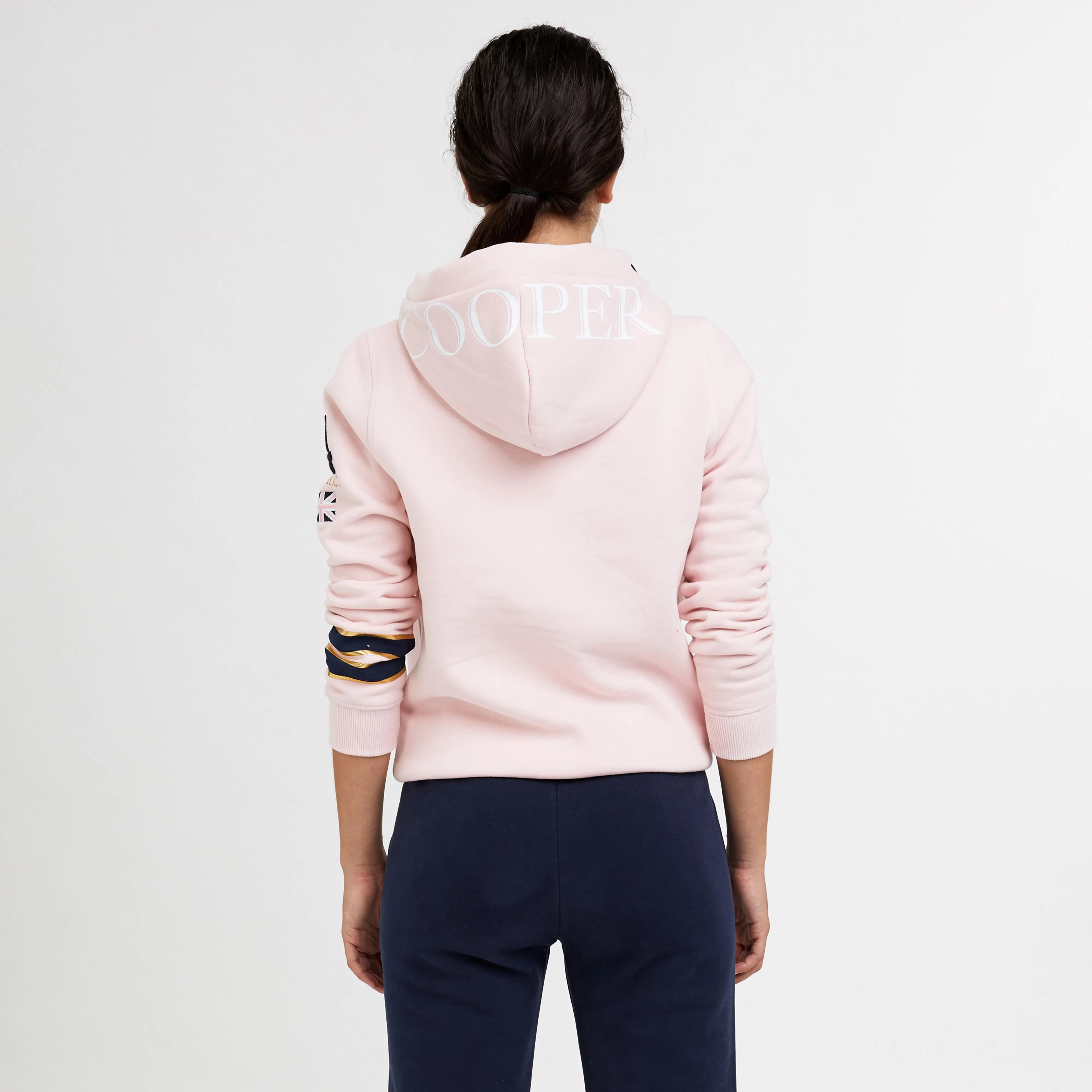 Holland Cooper Heritage Ladies Hoodie Sweat Top in Blush