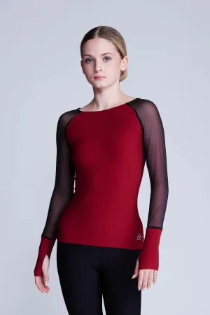 Ignite Long-Sleeve Top in Spice