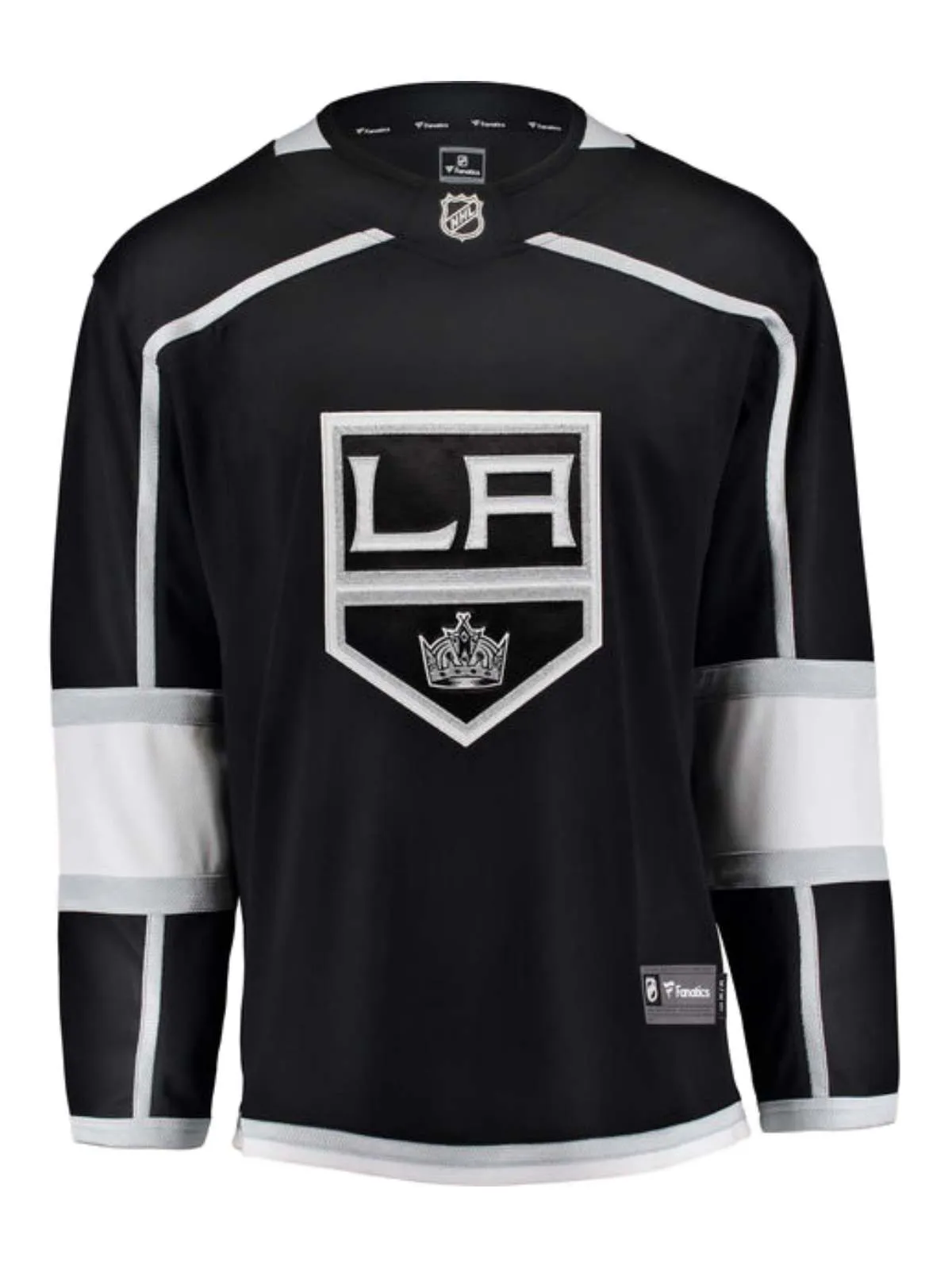 Los Angeles Kings Fanatics Black Breakaway NHL Hockey Home Jersey