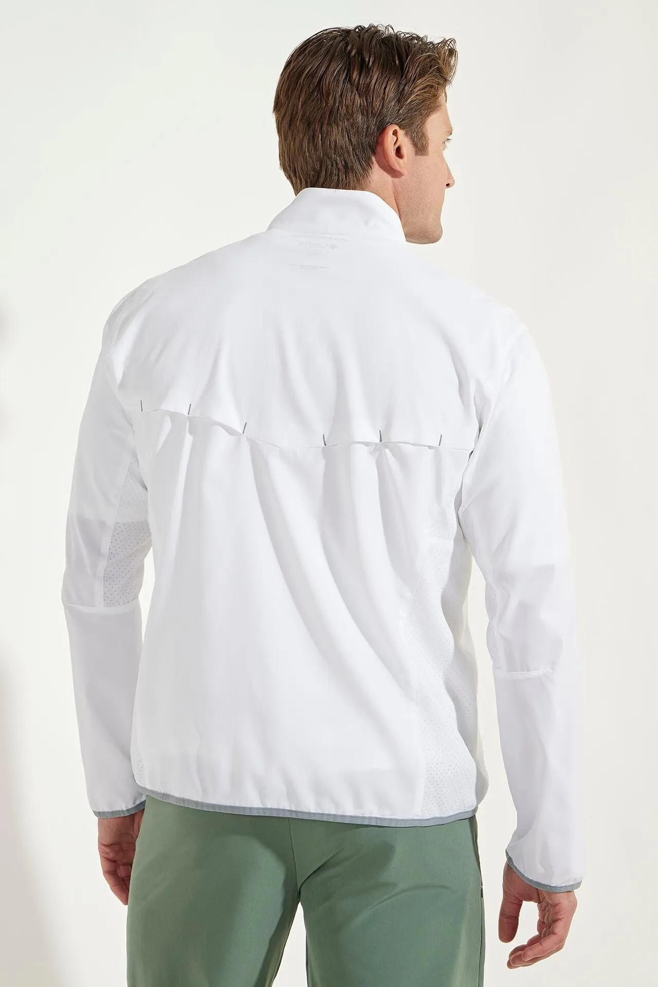 Men's Arcadian Packable Sunblock Jacket  |  White