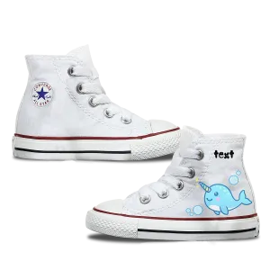 Narwhal Kids Personalised Converse