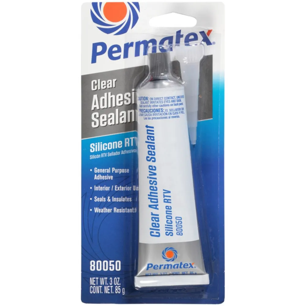 Permatex Clear Rtv Silicone Adhesive Sealant 85G - 80050