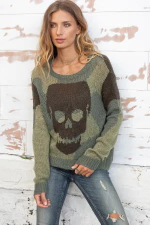 REVERSE CAMO SKULL CREW LIGHTWEIGHT