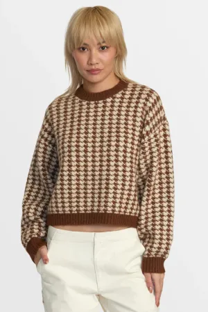 RVCA Prep Sweater - Mocha Bisque