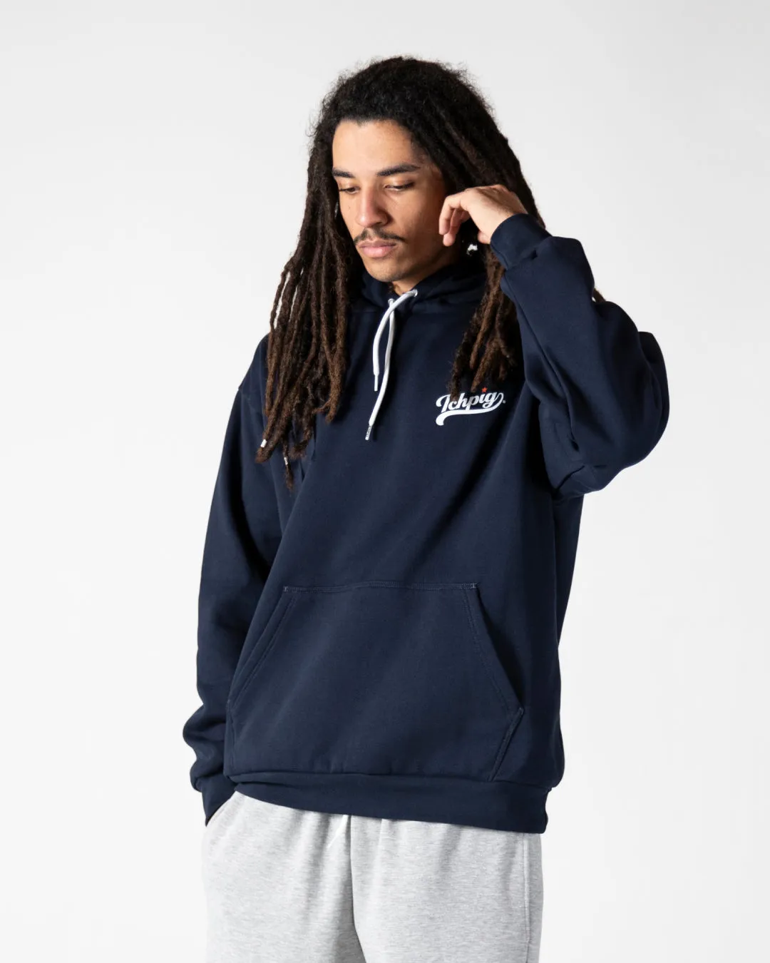 Script All Star Hood - Navy