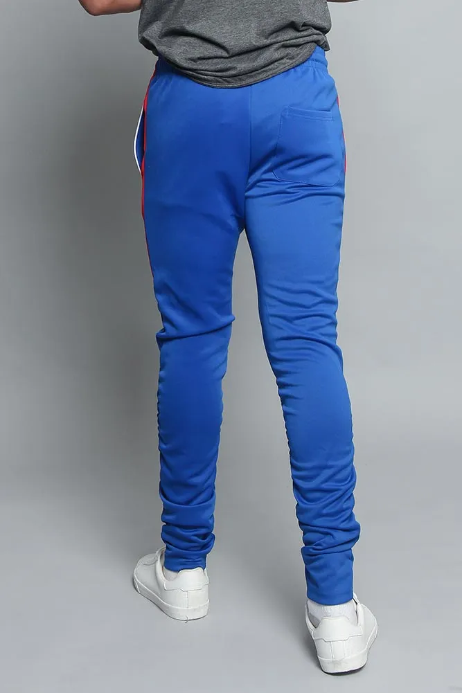 Scrunched Bungee Double Striped Track Pants