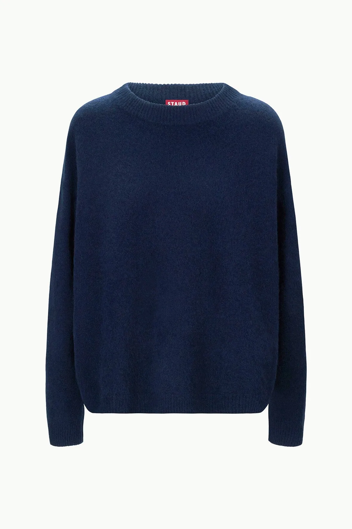 SERRANO CASHMERE RELAXED CREW | NAVY