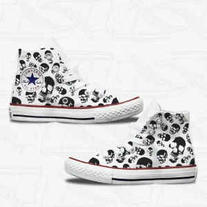 Skulls Kids Custom Converse