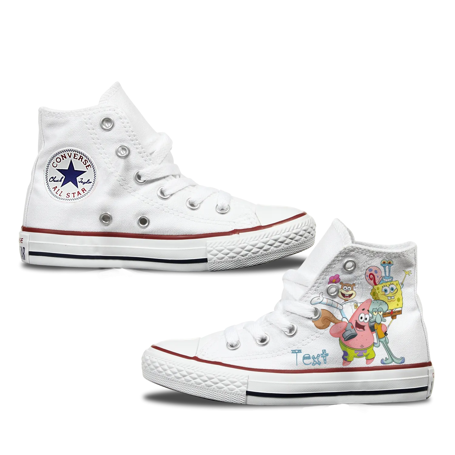 Spongebob Kids Custom Converse