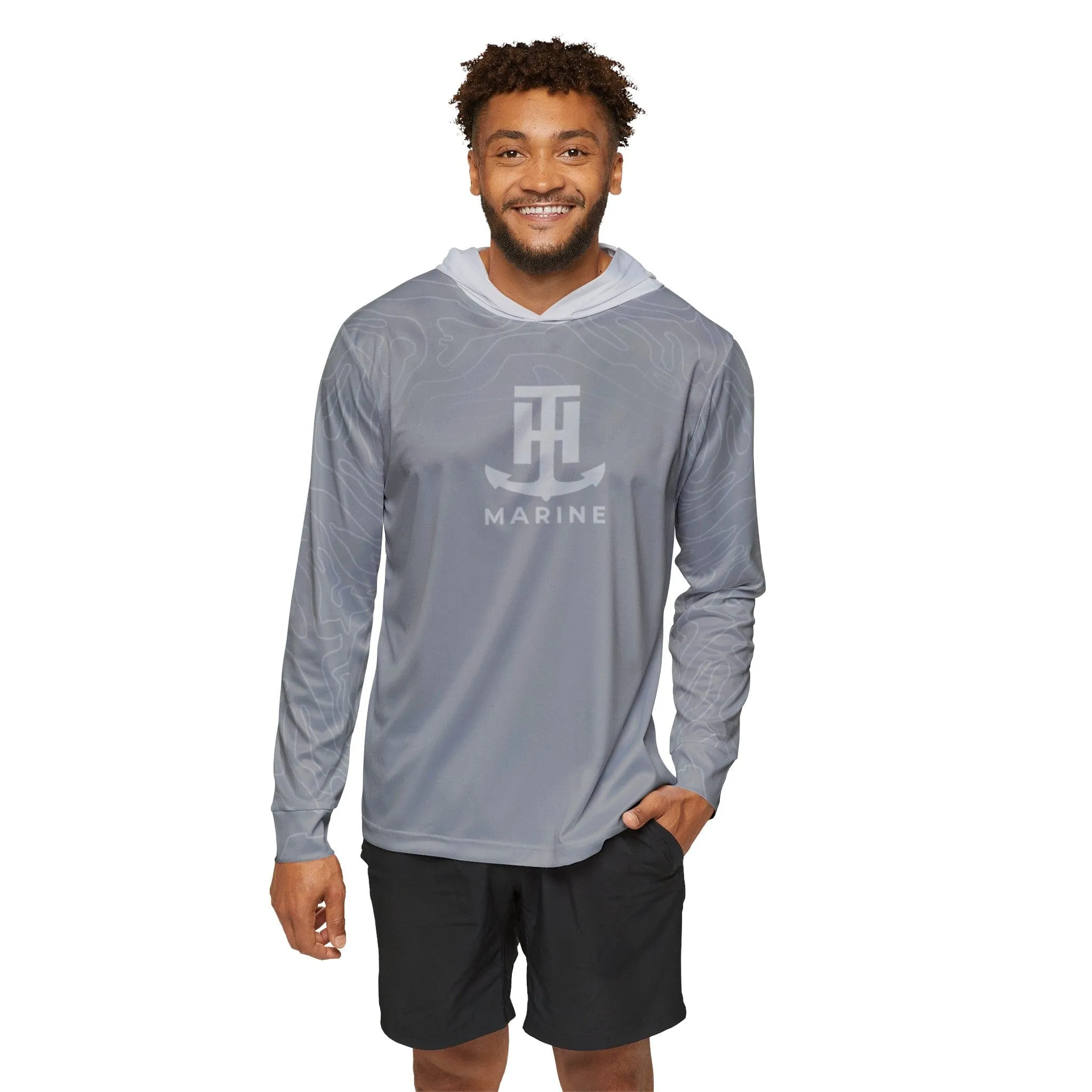 T-H Marine Terrain Performance Hoodie - Cool Gray