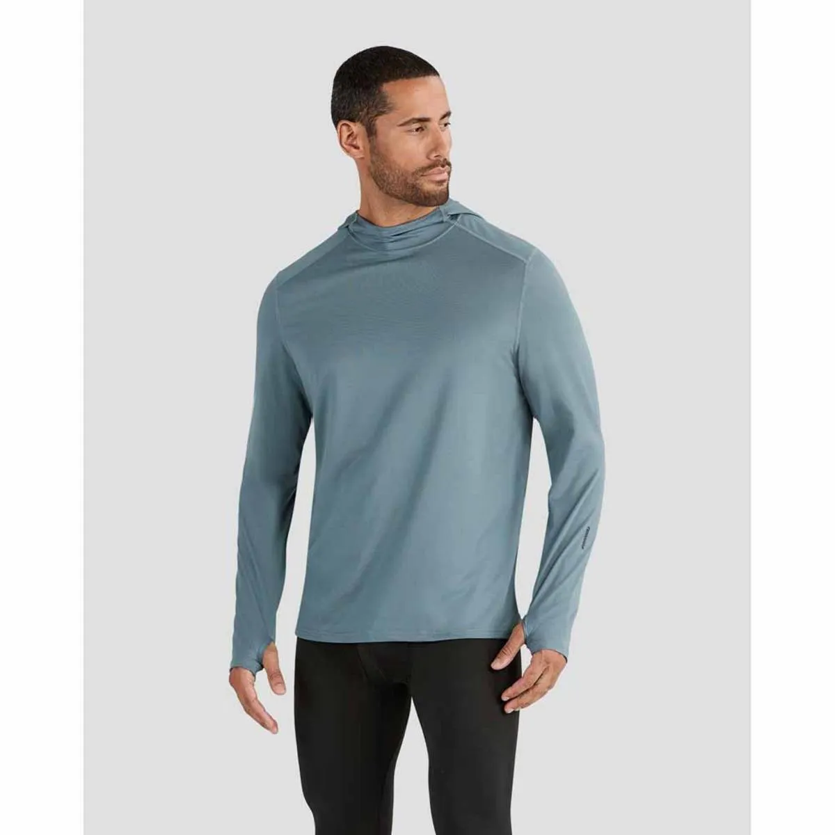 Terramar Men's Ventilator Long Sleeve Performance Hoodie