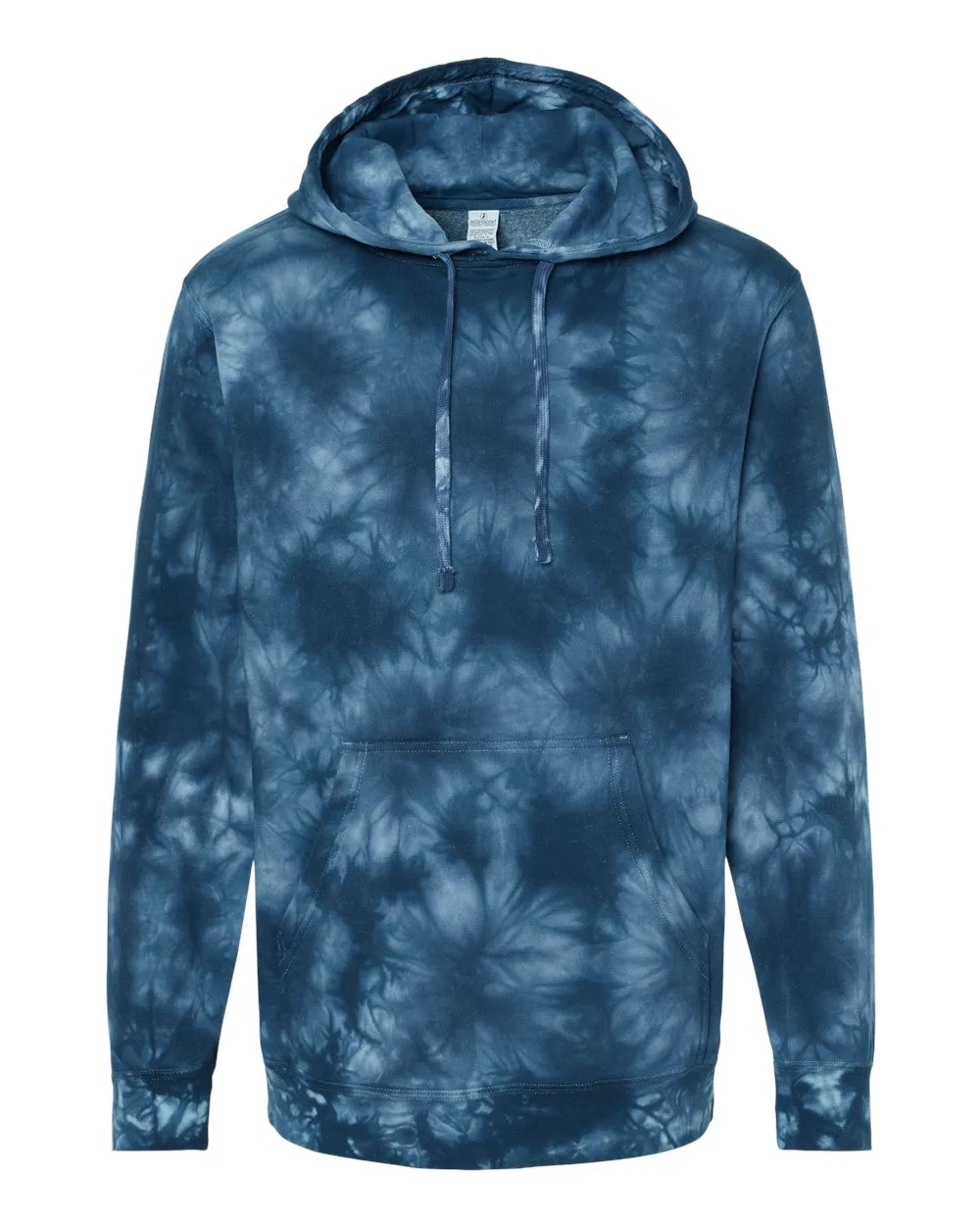 Unisex Midweight Tie Dye Hooded Pullover