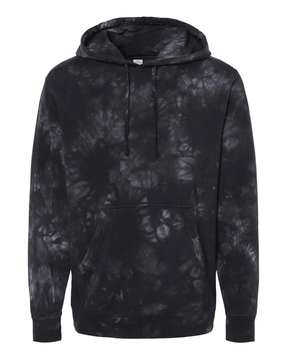 Unisex Midweight Tie Dye Hooded Pullover