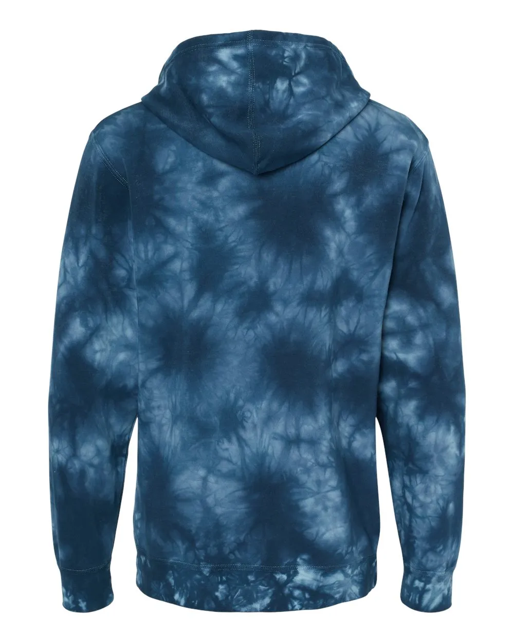 Unisex Midweight Tie Dye Hooded Pullover